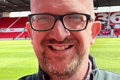 Headshot of Matt Hudson, Associate director, MAN V FAT