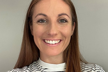 Headshot of Rosie Sadler, senior research and insight manager, Sport England  